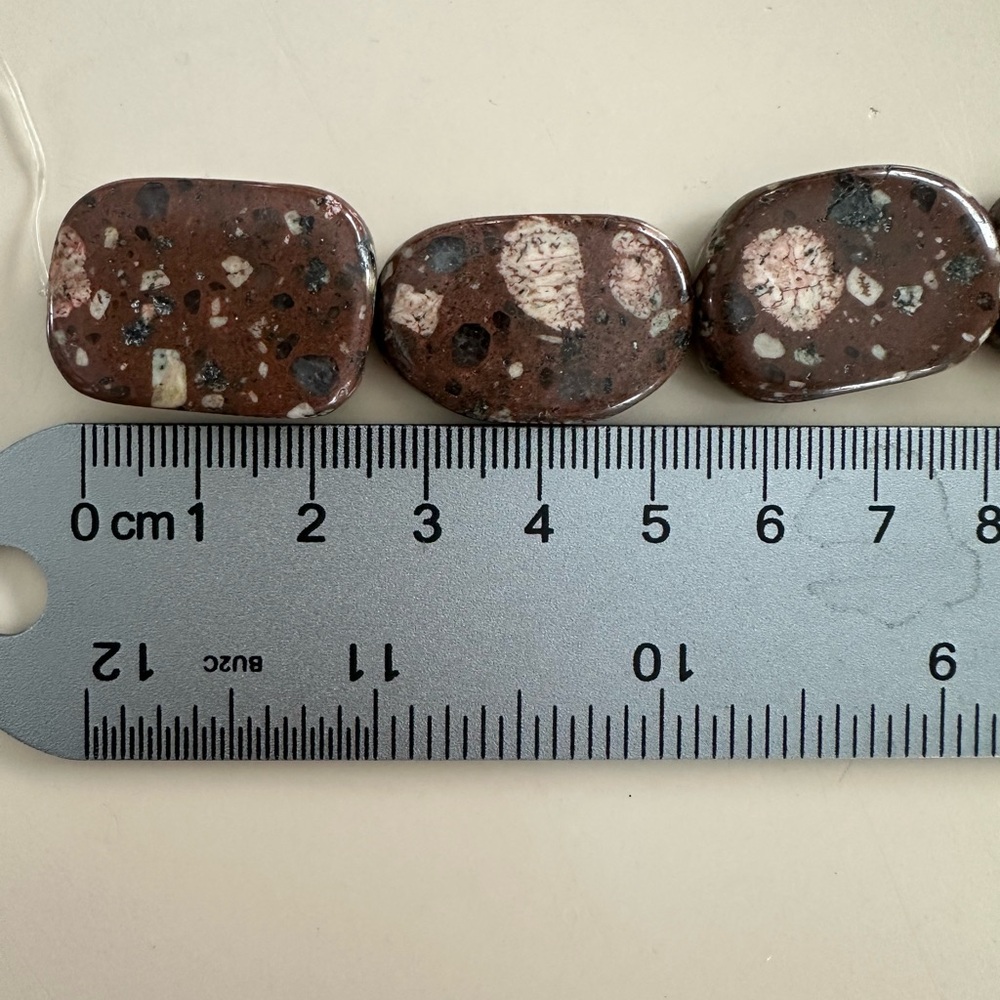 Natural Jasper & Stone Bead Strand Lot – 6 Strands – 15” Each - Picture 8 of 9